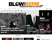 Tablet Screenshot of blowthescene.com